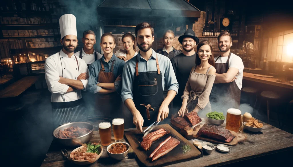 the team behind a barbecue and craft beer restaurant.