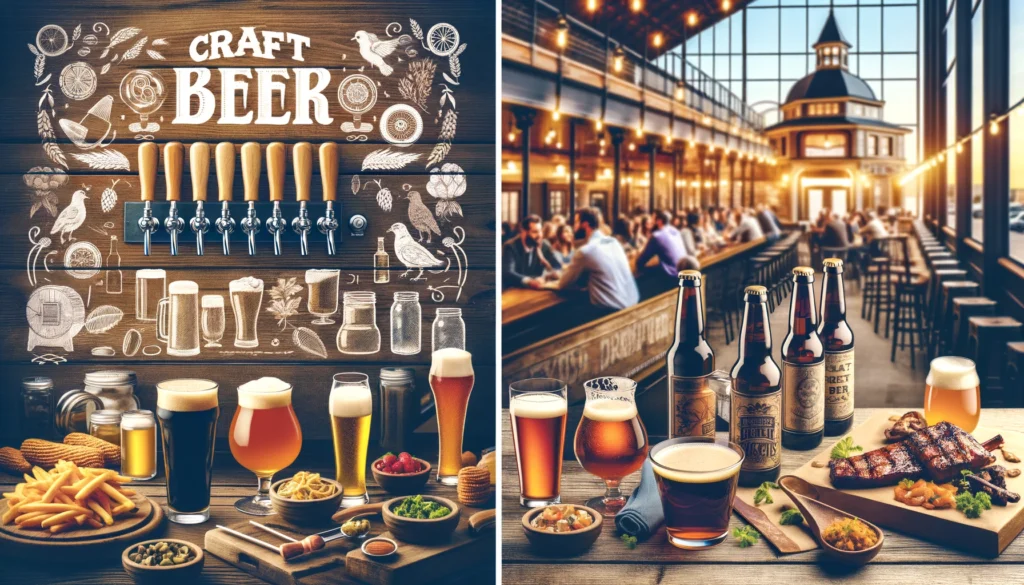 craft beer selection